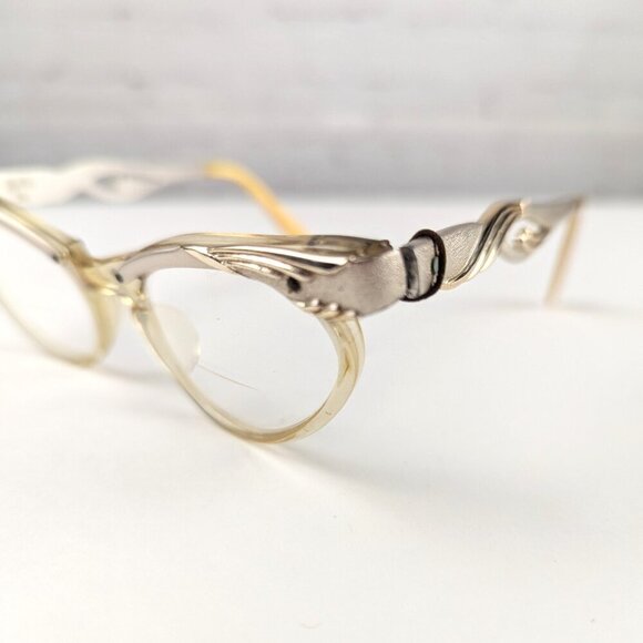Vintage 50s Women's Cat Eye Glasses - Picture 6 of 16